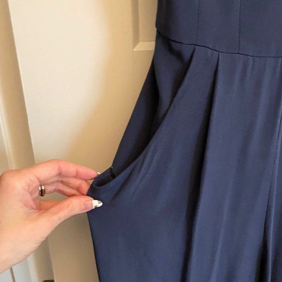 Milly Silk Strapless Cropped Jumpsuit - Picture 5 of 8